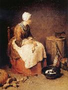 Jean Baptiste Simeon Chardin The Kitchen Maid Spain oil painting artist